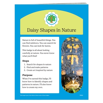 Daisy Shapes in Nature Badge Requirements