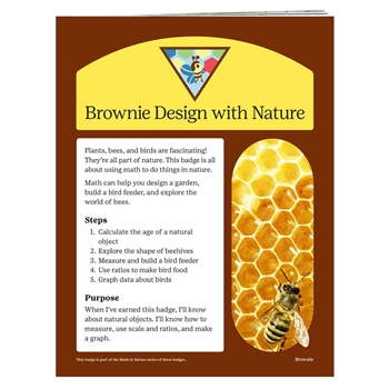 Brownie Design with Nature Badge Requirements