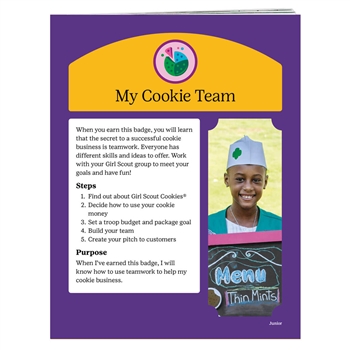 Junior My Cookie Team Badge Requirements