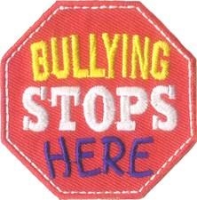 Bullying Stops Here Fun Patch