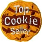 Top Cookie Seller Cookie Sew-On Fun Patch