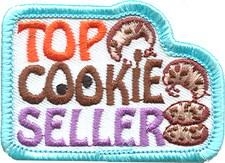 Top Cookie Seller Sew-On Fun Patch