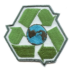 Recycling Symbol Sew-On Fun Patch