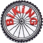 Biking Sew-On Fun Patch