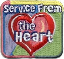 Service From the Heart Fun Patch