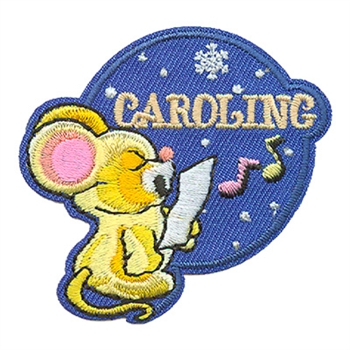 Caroling Mouse Fun Patch