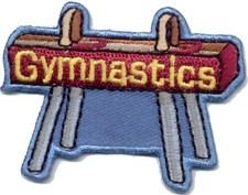 Gymnastics Sew-On Fun Patch