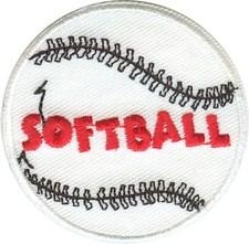 Softball Sew-On Fun Patch