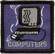 Computers Sew-On Fun Patch