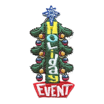 Holiday Event (Tree) Sew-on Fun Patch