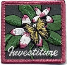 Investiture Fun Patch - Butterfly and Flowers