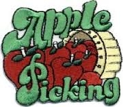 Apple Picking (basket) Sew-on Fun Patch