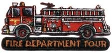 Fire Department Tour Sew-On Fun Patch