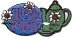 Tea Party Sew-On Fun Patch - Green Tea Pot