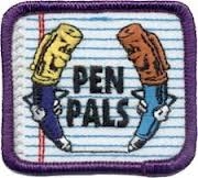 Pen Pals (pens) Sew-on Fun Patch