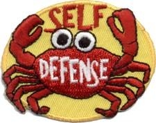 Self Defense Crab Fun Patch