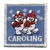 Caroling Silver Snowmen Fun Patch