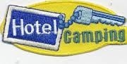 hotel camping Sew-On Fun Patch