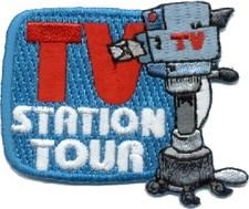 TV Station Tour Sew-On Fun Patch