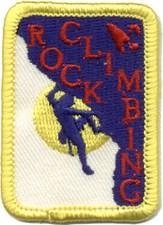 Rock Climbing Sew-On Fun Patch