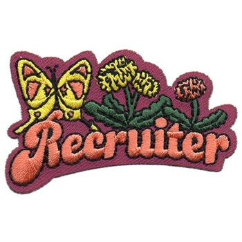 Recruiter Fun Patch Butterfly