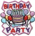 Birthday Party Sew-On Fun Patch