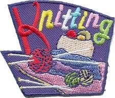 Knitting Sew-On Fun Patch