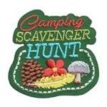 Camping Scavenger Hunt Fun Patch