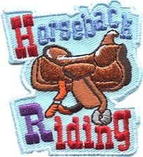 Horseback Riding Sew-On Fun Patch