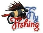 Fly Fishing Sew-On Fun Patch