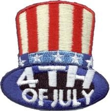 4th of July Sew-On Fun Patch