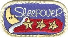 Sleepover (moon)  Sew-on Fun Patch