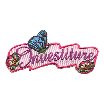 Investiture (pink) Butterfly Fun Patch