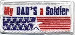 "My Dad's a Soldier" Sew-On Fun Patch