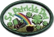 St Patricks Day Sew-On Fun Patch
