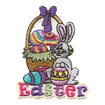 Easter Basket and Bunny Fun Patch