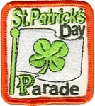 St Patricks Day Parade Sew-On Fun Patch
