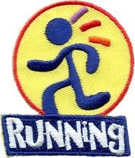 Running Sew-On Fun Patch