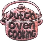 Dutch Oven Cooking Sew-On Fun Patch