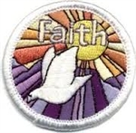 Faith Sew-On Fun Patch
