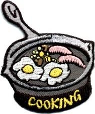 Cooking (skillet) Sew-On Fun Patch