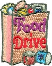 Food Drive Grocery Bag  Fun Patch