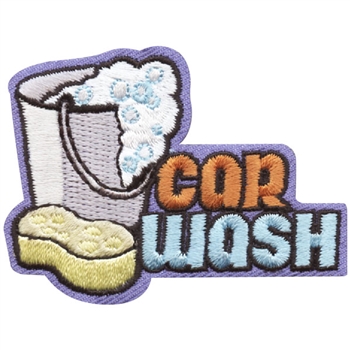 Car Wash Bubbles Fun Patch