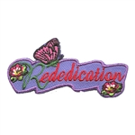 Rededication flower/butterfly Fun Patch
