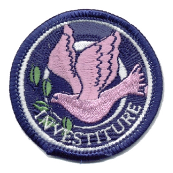 Investiture pink dove Fun Patch