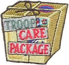 Troop Care Package Sew-on Fun Patch