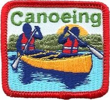Canoeing (Red) Fun Patch