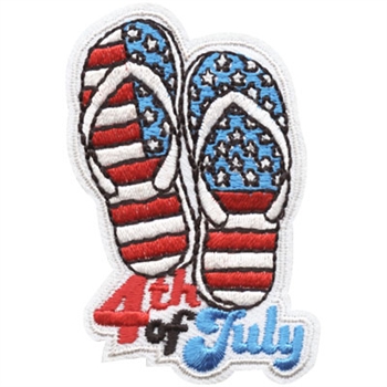 4th of July Fun Patch (sandals)