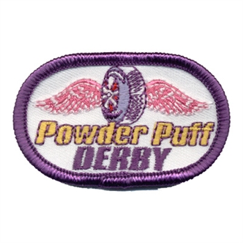 Powder Puff Derby Purple Fun Patch