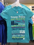 NEW! Troop Rules T-Shirt - Youth Sizes